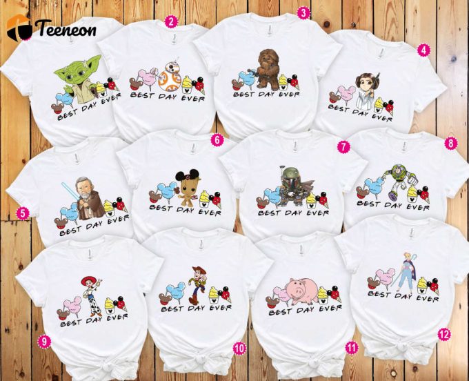 Disney Toy Story Best Day Ever Shirt - Custom Family Vacation Matching Shirts 1