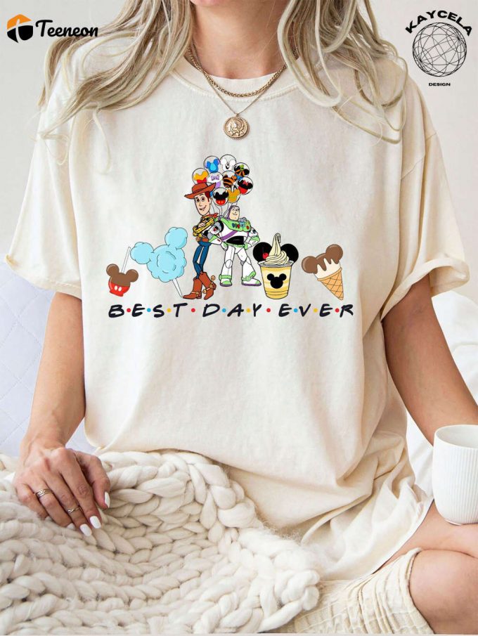 Get Ready For The Best Day Ever With Toy Story Shirts: Toy Story Balloons Disney Best Day Ever Woody And Buzz And More! 1