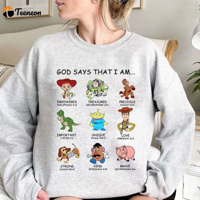 God Says I Am Toy Story T-Shirt - Perfect For Friends And Family Vacation 1