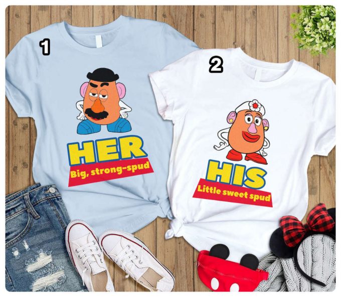 Disneyland Couples Shirt: Toy Story Mr &Amp; Mrs Potato Head His &Amp; Her Valentine S Day Shirt 2