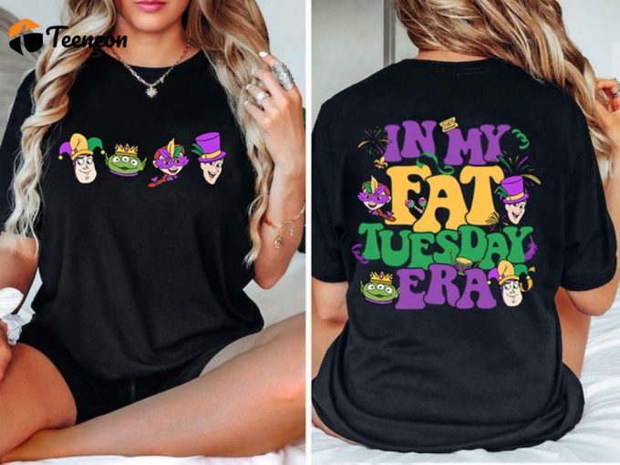 Magical Toy Story Mardi Gras 2024 Shirts For Kids Fat Tuesday Trip Shirt 1