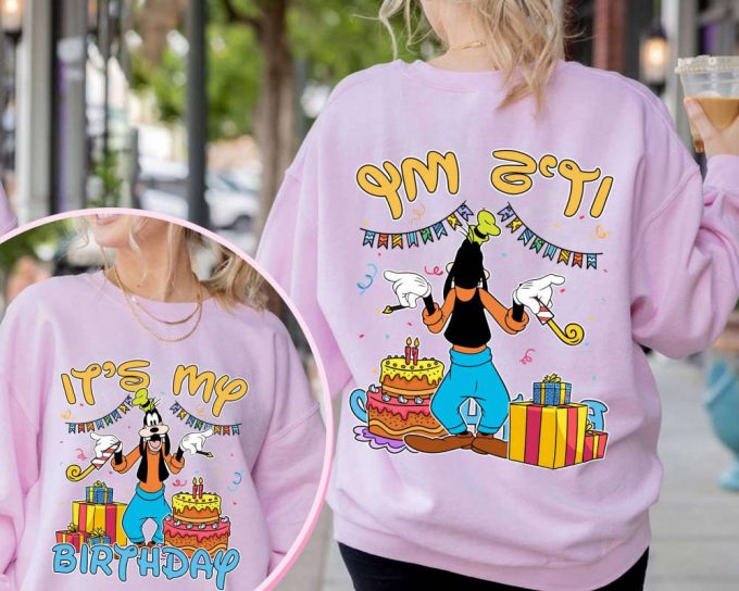 Goofy Birthday Shirt: Two-Sided Fun For Kids &Amp; Family Disneyland Trip &Amp; Matching Shirts 2