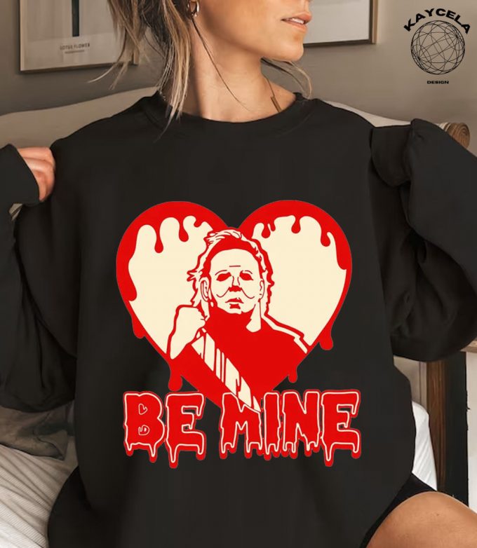 Spooky Valentine Horror Shirt: Be Mine Tshirt Matching Gift For Her - Funny Valentines Tee 2