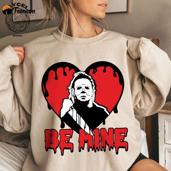 Spooktacular Valentine Horror Shirt - Be Mine With Funny Matching Tee Perfect Valentine Gift For Her! 1