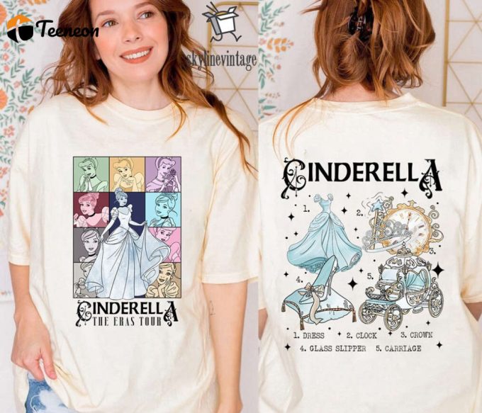 Vintage Cinderella Shirt - Disneyworld Princess Gus Gus - Unique Disneyworld Cinderella Princess Tee 1