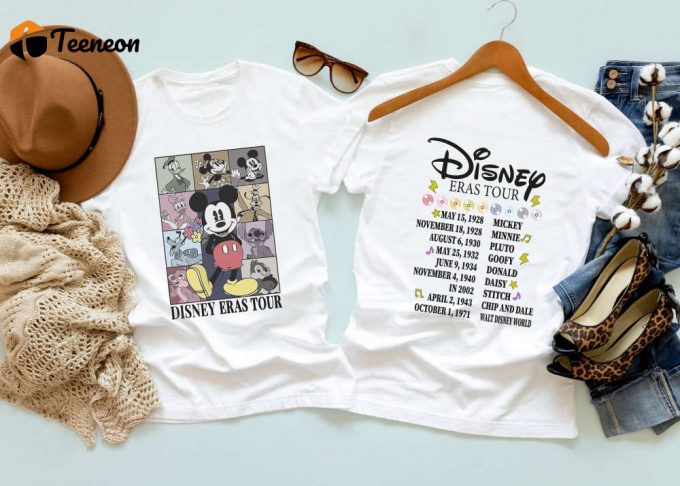 Vintage Disneyland Eras Tour Mickey Mouse Shirt – Retro Disneyworld Mickey &Amp;Amp; Friends 1