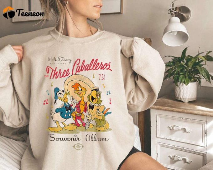 Vintage Disneyland Three Caballeros Squad Custom Sweatshirt - Perfect Family Birthday Gift! 1