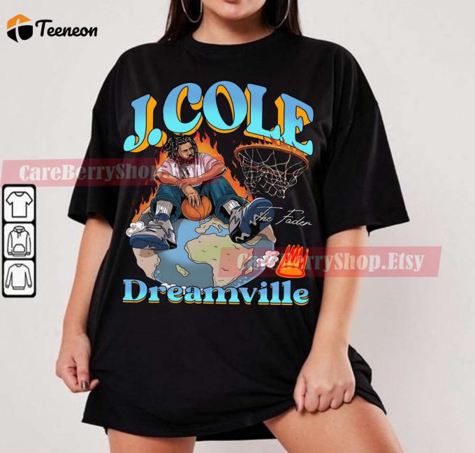 Vintage J Cole Dreamville T-Shirt: Hip Hop Rap Sweatshirt For Men &Amp;Amp; Women 1