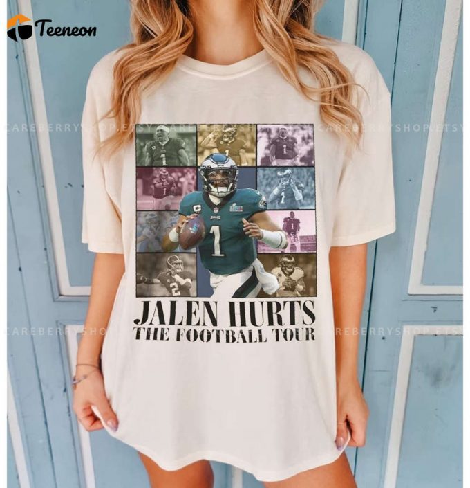 Vintage Jalen Hurts Tour Shirt: 90S Philadelphia Bootleg Sweatshirts 1