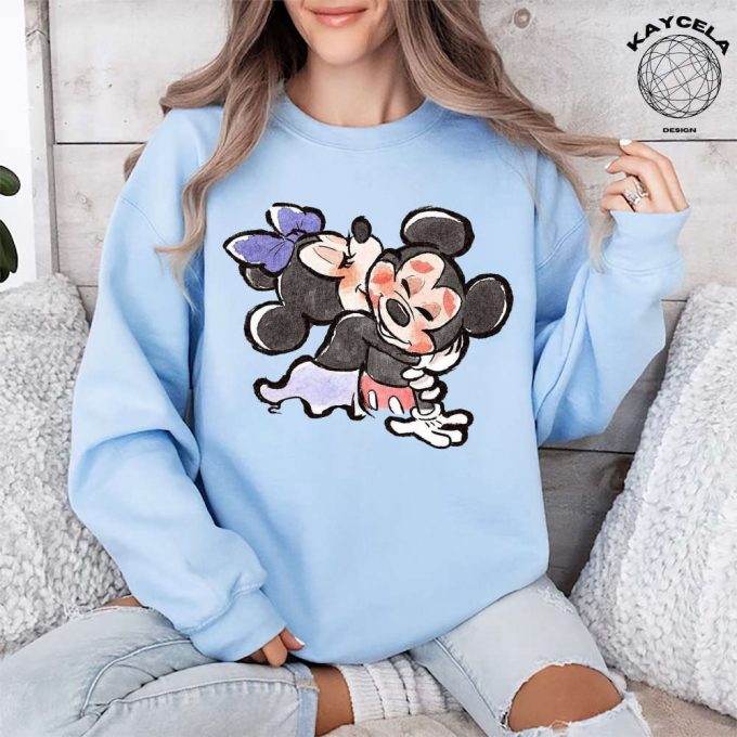 Vintage Mickey And Minnie Shirt: Disney Couple Valentine S Shirt Minnie Mouse Disney Shirt - Get The Perfect Vintage Disney Shirt For Couples! 2