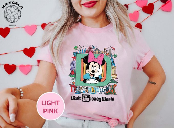 Vintage Retro Disney World Shirt: Custom Character Mickey Minnie Magic Kingdom Tee – Embrace Nostalgia With Mickey Vintage Retro Shirt 2