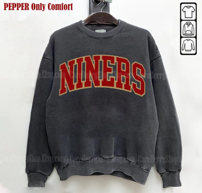 Vintage San Francisco Football Sweatshirt - 49Ers Crewneck &Amp; Gift 2