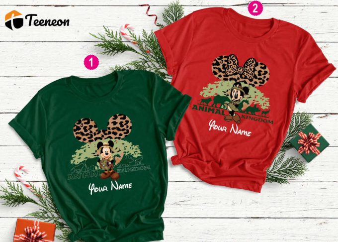 Disney Family Matching Shirts: Personalized Animal Kingdom Safari Hakuna Matata Couples Shirt 1