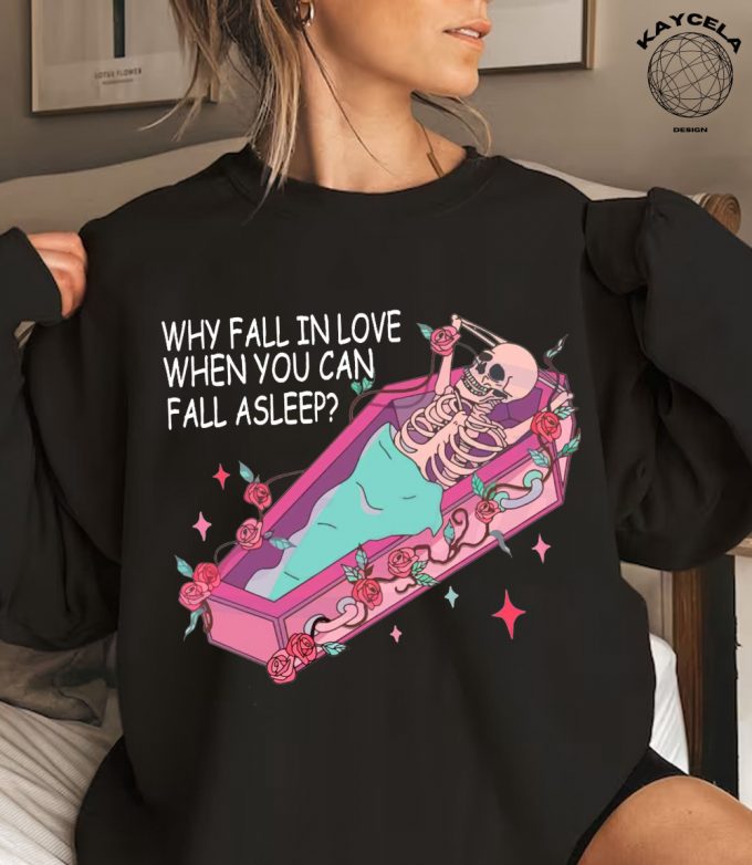 Get Spookily Romantic With Our Skeleton Valentine S Day Shirt! Perfect Creepy Valentine Sweater For Horror Fans - Unique Valentine Shirt And Horror Fan Gift! 2