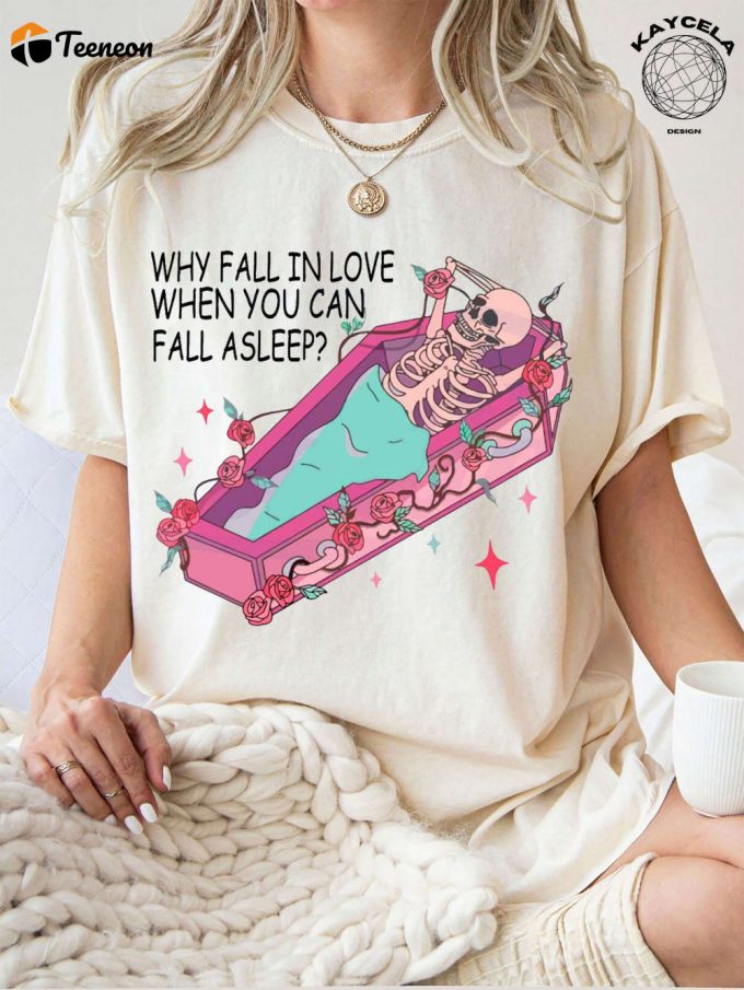 Get Spookily Romantic With Our Skeleton Valentine S Day Shirt! Perfect Creepy Valentine Sweater For Horror Fans - Unique Valentine Shirt And Horror Fan Gift! 1