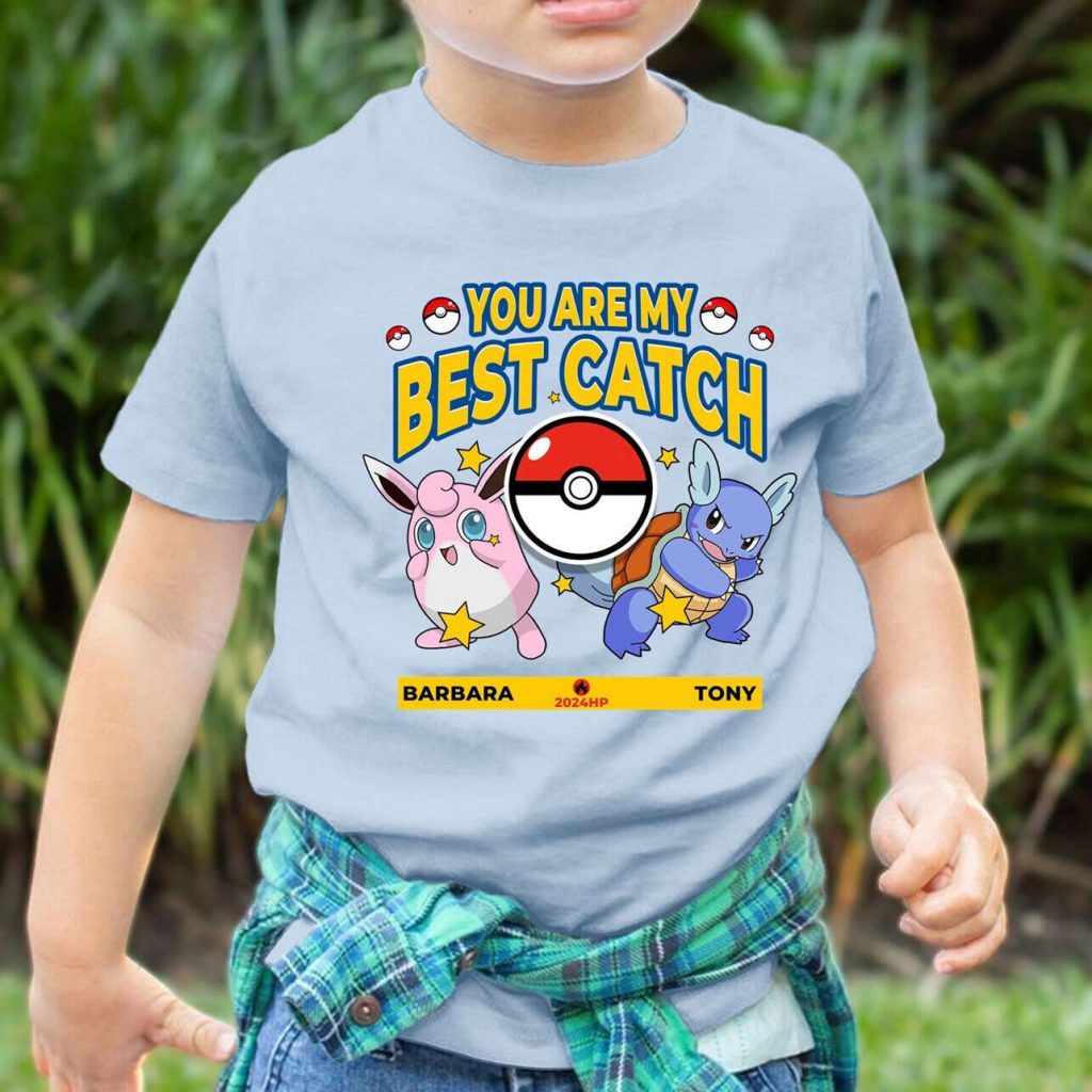 Funny Pikachu Toddler T-Shirt - Best Catch Pokemon Birthday Shirt! 2