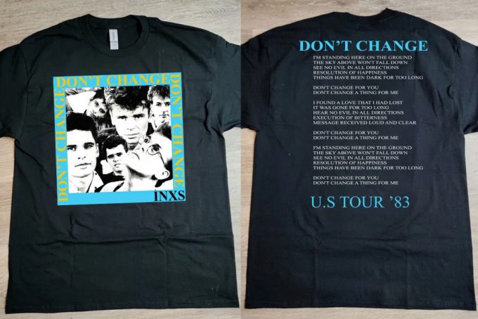 1983 Inxs Don T Change Tour T-Shirt: Authentic 80S Rock Music Tee 2