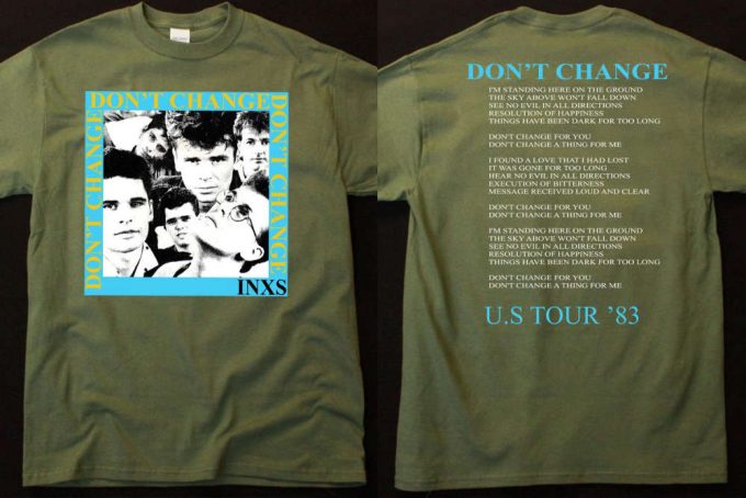 1983 Inxs Don T Change Tour T-Shirt: Authentic 80S Rock Music Tee 3