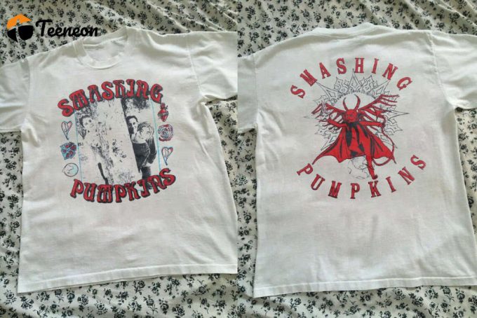 Vintage 1990S Smashing Pumpkins T-Shirt: Mission To Mars Tour Music Shirt 1