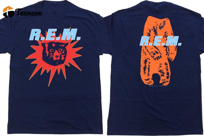 Vintage 1994 R E M Tour T-Shirt: Monster Concert Shirt Rem Band Rock 90S 1