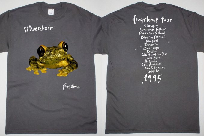 Vintage 1995 Silverchair Frogstomp Tour T-Shirt - Rock Concert Shirt 2