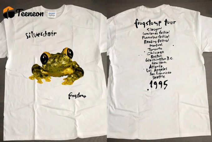 Vintage 1995 Silverchair Frogstomp Tour T-Shirt - Rock Concert Shirt 1