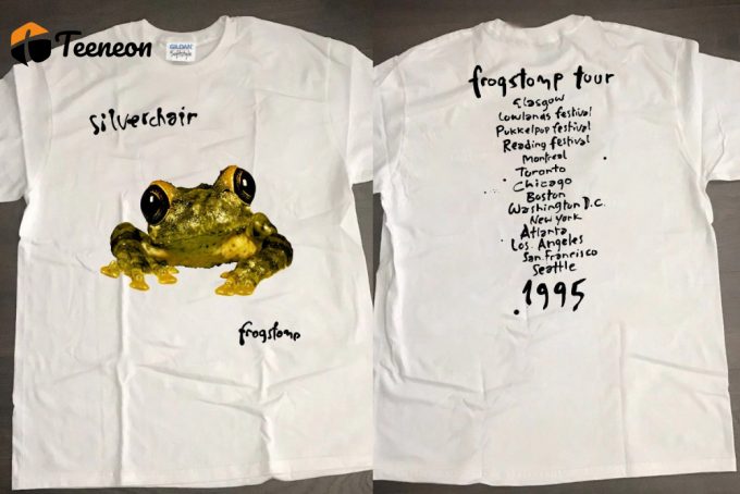 1995 Silverchair Frogstomp Tour T-Shirt - Authentic 90S Rock Concert Shirt 1