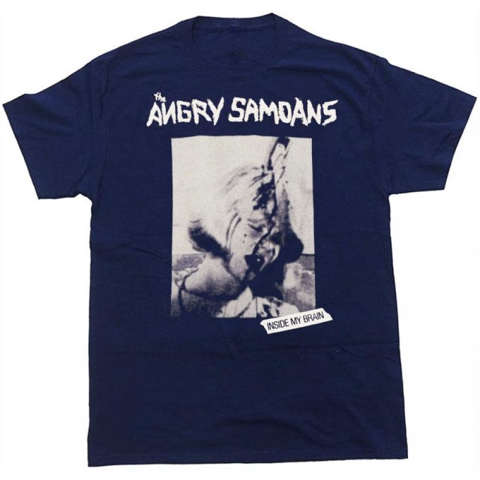 Angry Samoans Inside My Brain T-Shirt: 1980 Tour &Amp; Punk Rock Band 80S Music Shirt 2