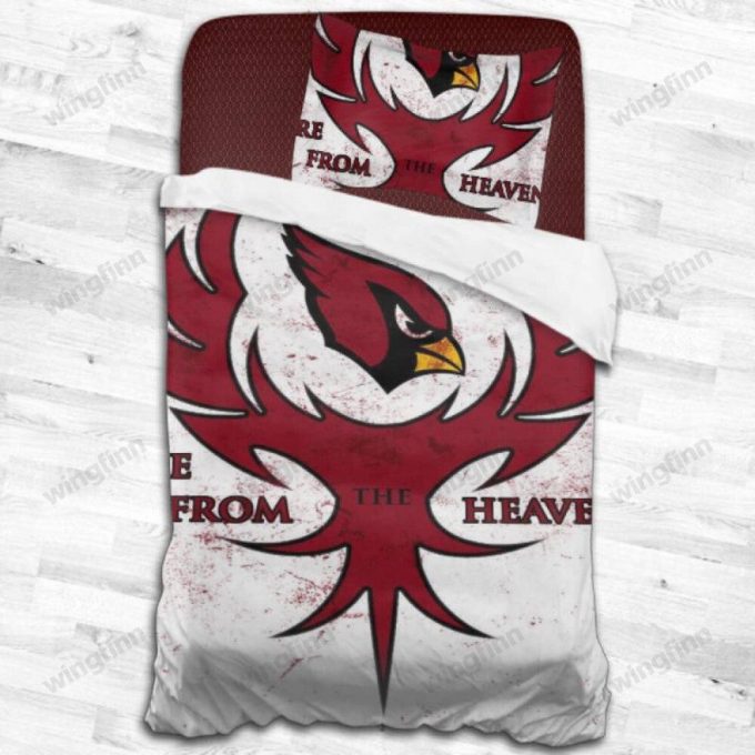 Arizona Cardinals 3Pcs Bedding Set Gift For Fans Perfect Gift For Fans Duvet Cover &Amp;Amp; Pillow Cases 1