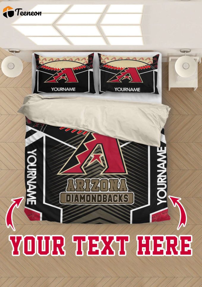 Arizona Diamondbacks Personalized Custom Bedding Set - Perfect Gift For Fans! 1