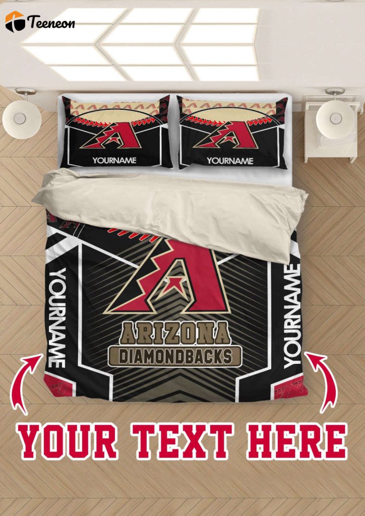 Arizona Diamondbacks Personalized Custom Bedding Set - Perfect Gift For Fans! 2