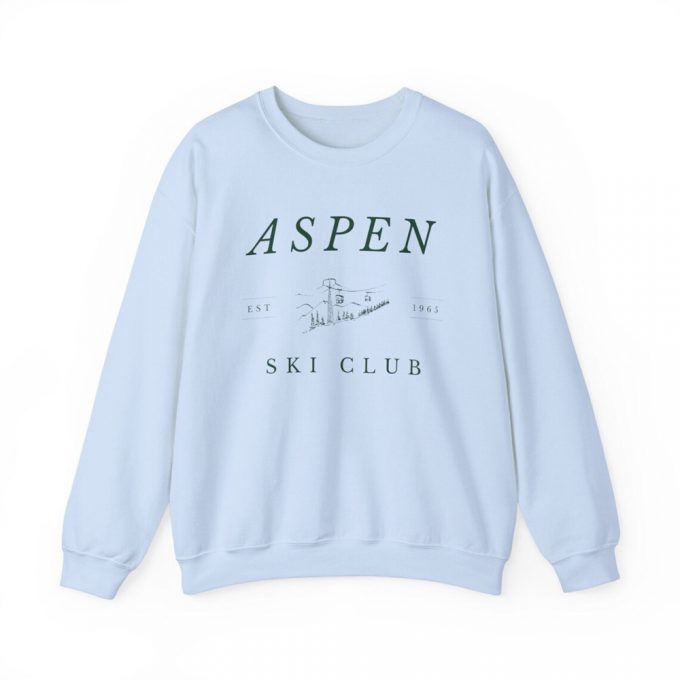 Vintage Inspired Aspen Crewneck Sweatshirt - Stylish Aspen Ski Sweatshirt 2