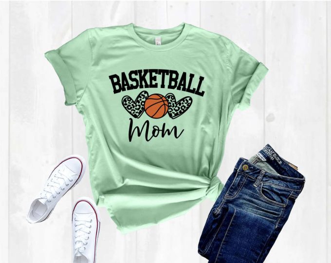 Gear Up For Basketball Game Day With Stylish Basketball Mom Shirt - Perfect For Fans &Amp; Enthusiasts! 2