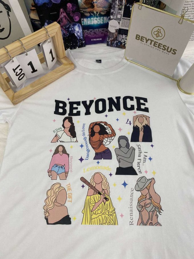 Beyonce Full Album Shirt: Show Your Love For Queen B With This Stylish And Exclusive Merchandise! 2