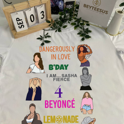 Beyonce Full Album Shirt: Show Your Love for Queen B with this Limited Edition Tee!