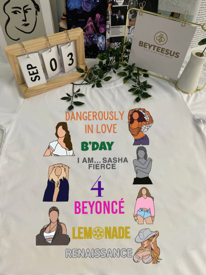 Beyonce Full Album Shirt: Show Your Love For Queen B With This Limited Edition Tee! 2