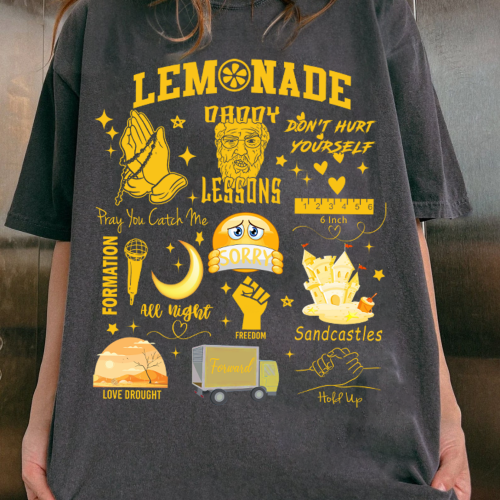 Beyonce Lemonade Full Song Tracklist Shirt: Show off your love for Beyonce with this trendy and exclusive apparel!