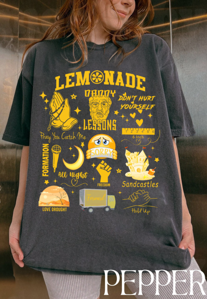 Beyonce Lemonade Full Song Tracklist Shirt: Show Off Your Love For Beyonce With This Trendy And Exclusive Apparel! 2