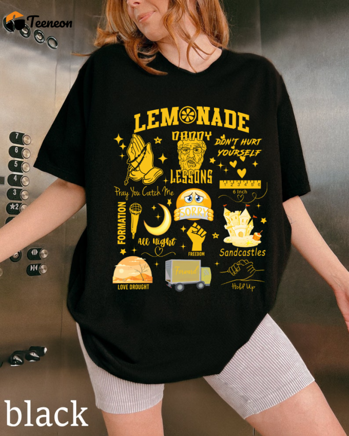 Beyonce Lemonade Full Song Tracklist Shirt: Show Off Your Love For Beyonce With This Trendy And Exclusive Apparel! 1