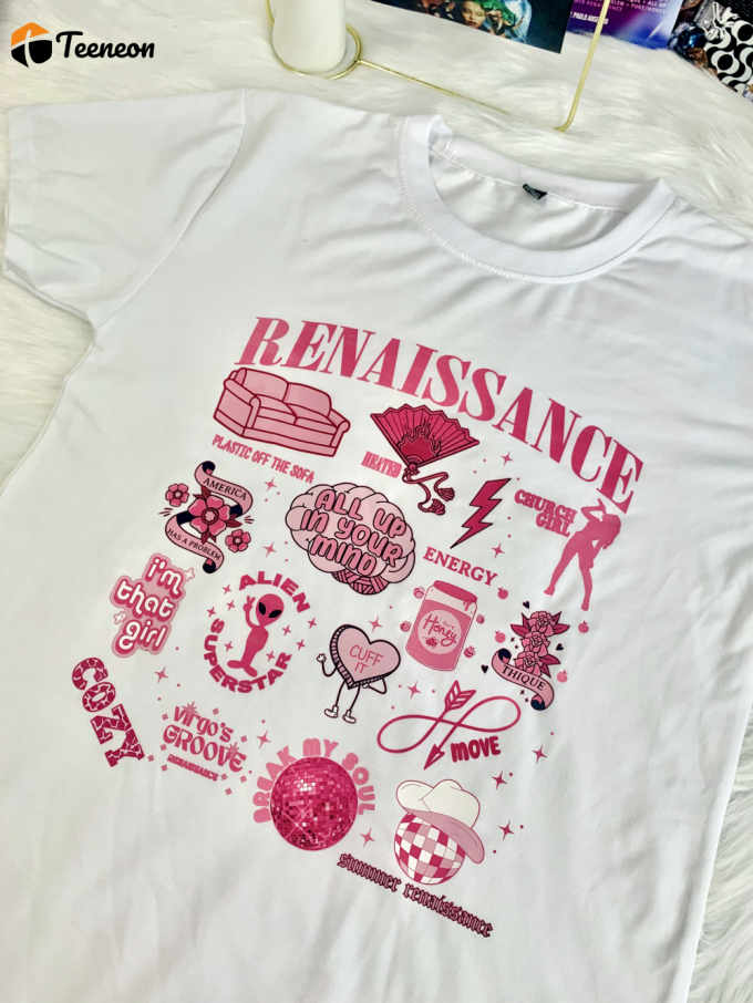 Beyonce Renaissance Full Song Shirt: Celebrate Queen B S Iconic Tracks With This Stylish Tee! 1