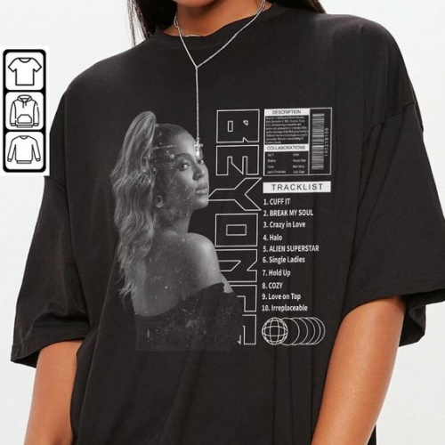 Beyonce Tracklist Song Vintage Shirt: Iconic Style for Music Lovers