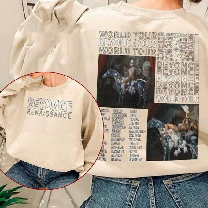 Beyonce Year Of Renaissance World Tour Shirt: Stunning Design For Fans Limited Edition Collectible 2