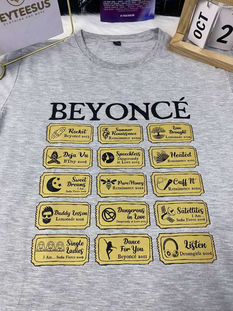 Get Your Beyone Ticket Shirt: Stylish And Affordable Clothing For Music Lovers! 5