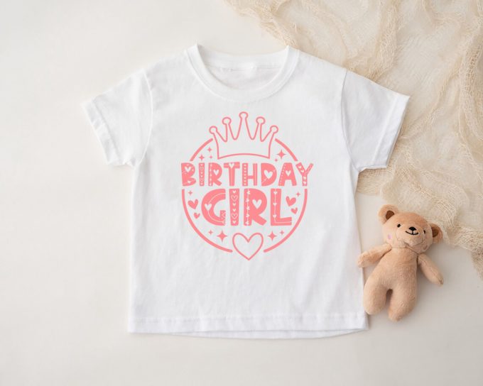 Stylish Birthday Girl Shirts - Party Princess Queen &Amp; Squad Options 2