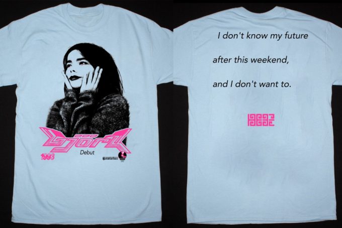 Bjork Debut T-Shirt: Embrace Your Future With 90S Music Style 2