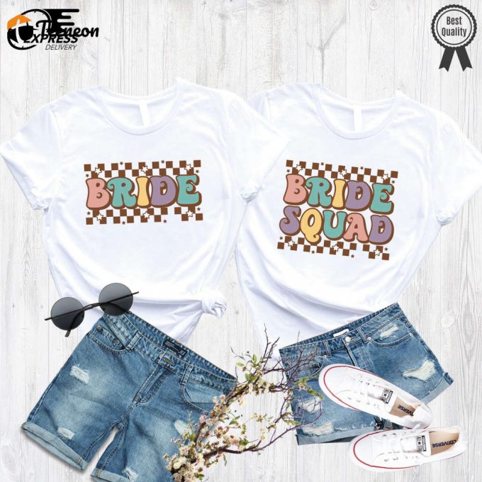 Bride Shirt &Amp;Amp; Bachelorette Shirts: Trendy Wedding Party Crew Tees For Bride Tribe &Amp;Amp; Bridesmaids 1