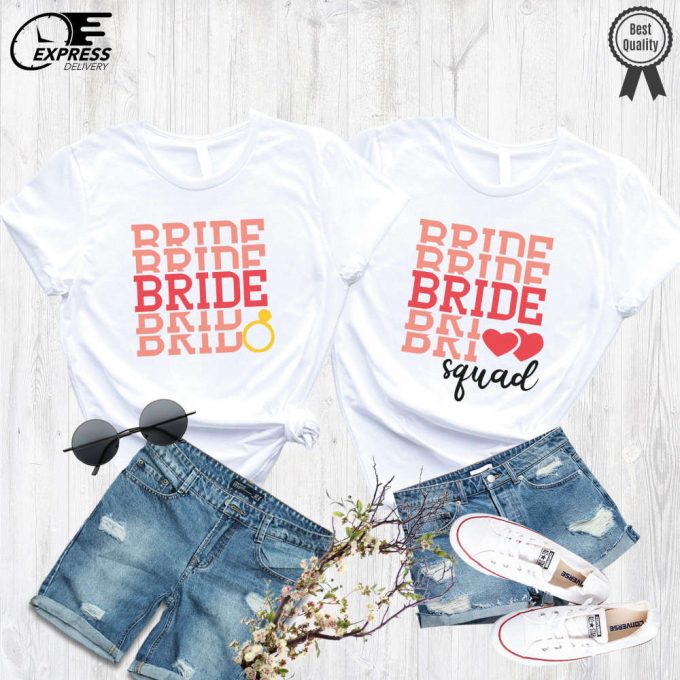 Bride Shirts: Perfect Wedding Party Attire Bride Crew Tribe Bridesmaid &Amp; Bachelorette Shirts 2