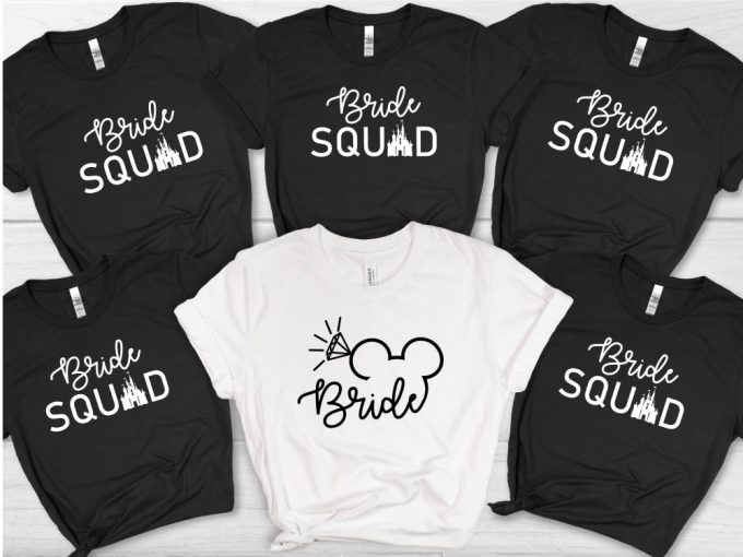 Bride Squad Bachelorette Shirt: Spread Positive Vibes With This Wedding Wife And Maid Of Honor Engagement Shirt - Ideal For Bride Team And Wedding Planners! 2