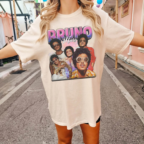 Get Retro Vibes with Bruno Mars 90s Style Shirt – Trendy Vintage-Inspired Clothing for Music Lovers!