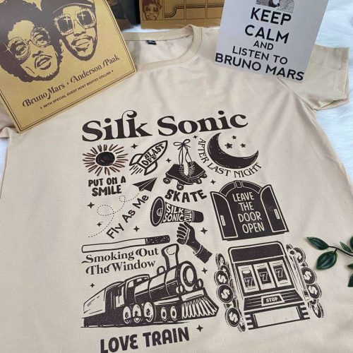 Silk Sonic Album Shirt by Bruno Mars: An Evening with the Dynamic Duo